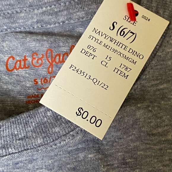 Cat & Jack Boys Kids T-Shirt Set of 2 NWT Size 6/7 Small - Picture 10 of 11
